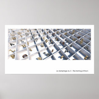 Poster Le domptage du K / Le domptage du K