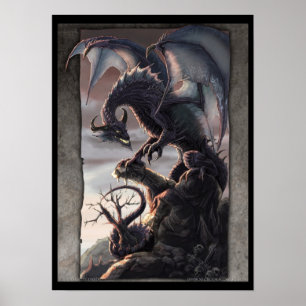 Poster Le dragon crépusculaire