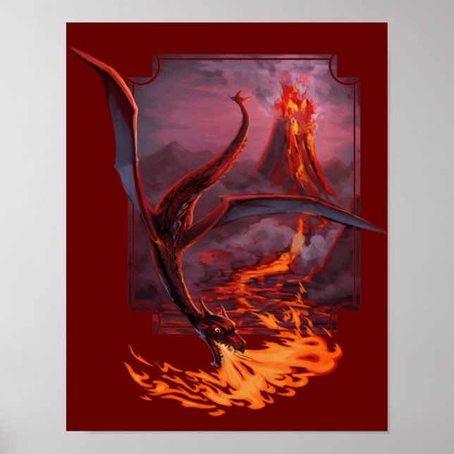 Poster Le dragon de lave de Cody (Devant)
