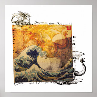 Poster Le Dragon d'Hokusai ?