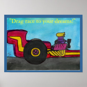 Poster "Le Dragster"