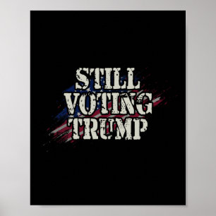 Poster Le drapeau américain : Chemise Trump - Voter Conda