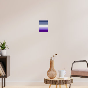 Poster Le drapeau de la fierté lesbienne boucher de Slipp