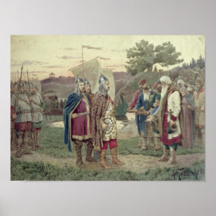 Poster Le duc grand réunion avec les personnes