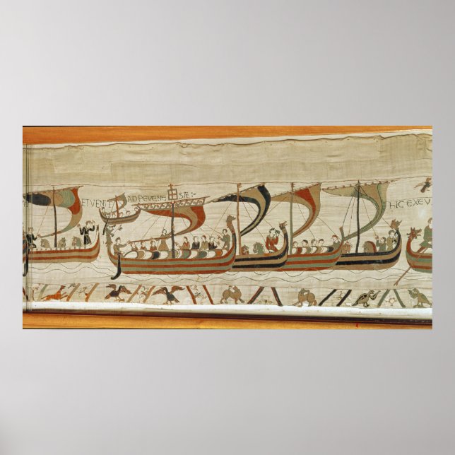 Poster Le duc William et sa flotte traversent la Manche (Devant)