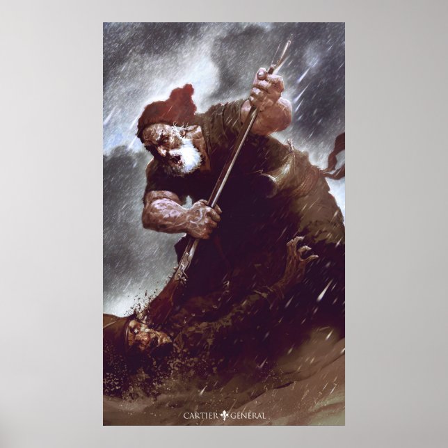 Poster Le duel du vieux patriote (Devant)