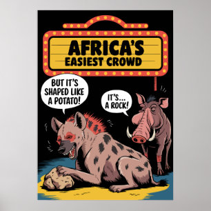 Poster Le Duo le Plus Drôle d'Afrique – Comédie de l'Hyèn