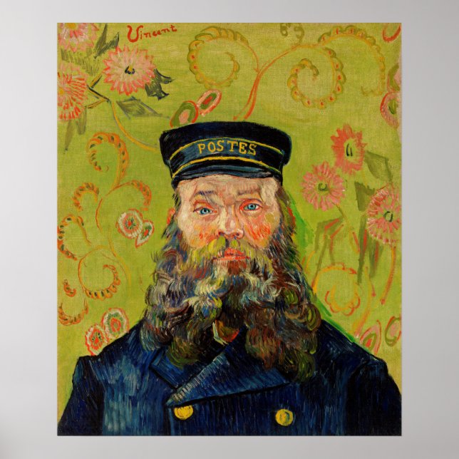 Poster Le facteur Joseph Roulin de Vincent Van Gogh (Devant)
