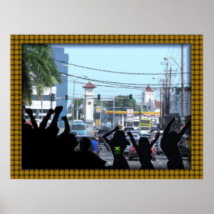 Poster Le fameux 'Demi-Chemin Tree'