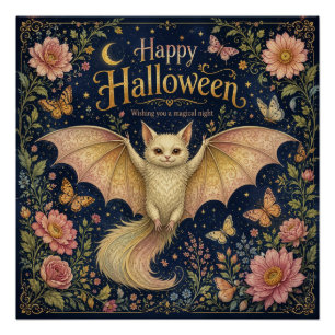Poster Le familier ailé fantaisiste