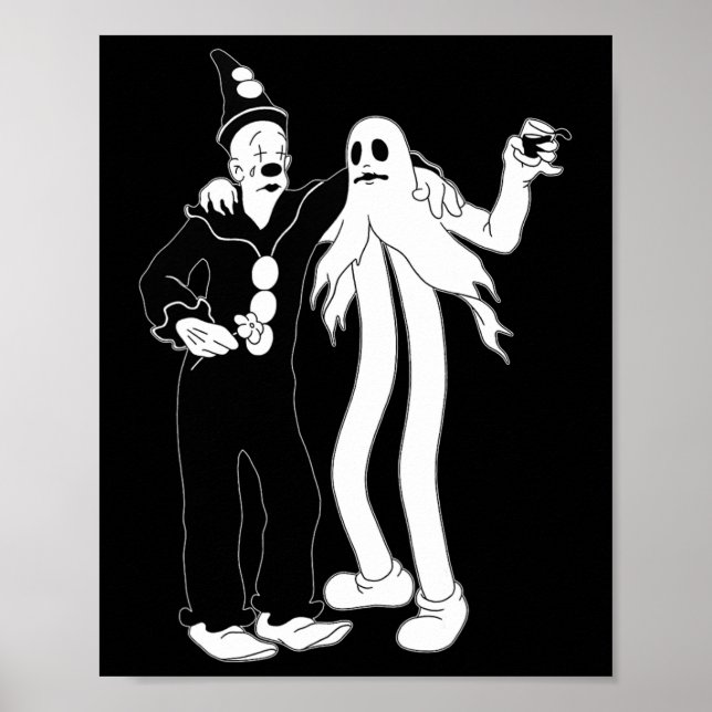 Poster Le fantôme clown (Devant)