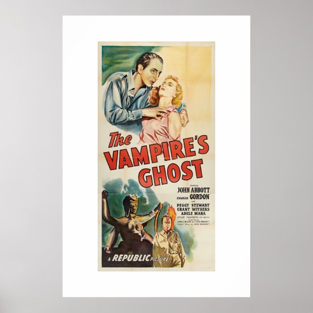 Poster Le fantôme du vampire (Devant)