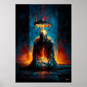 Poster Le Fardeau de la Couronne – Expressionnisme Monume