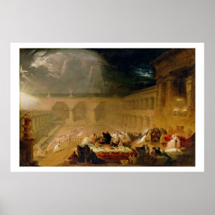 Poster Le festin du Belshazzar (huile sur la toile)