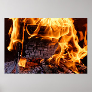 Poster Le feu