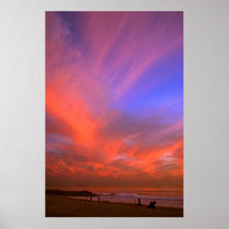 Poster Le Feu Dans Le Ciel