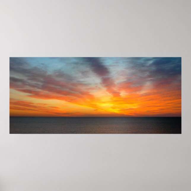 Poster Le feu dans le ciel (Devant)