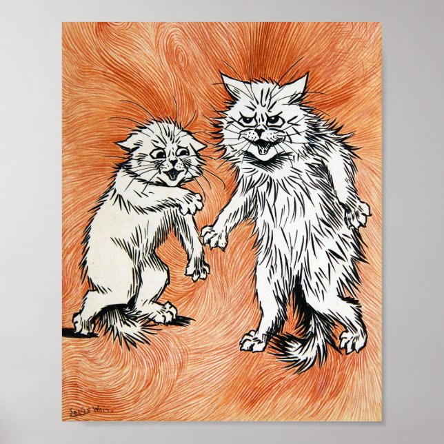 Poster Le feu de l'esprit, Louis Wain (Devant)