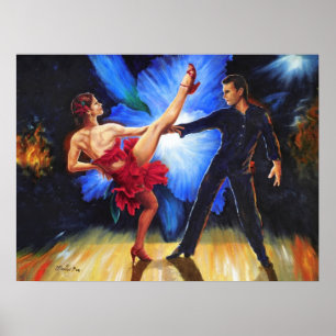 Poster Le feu d'orchidée