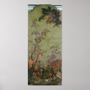 Poster Le feu, d'une série de panneaux dépeignant