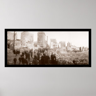 Poster Le feu en photo 1904 de DM de Baltimore