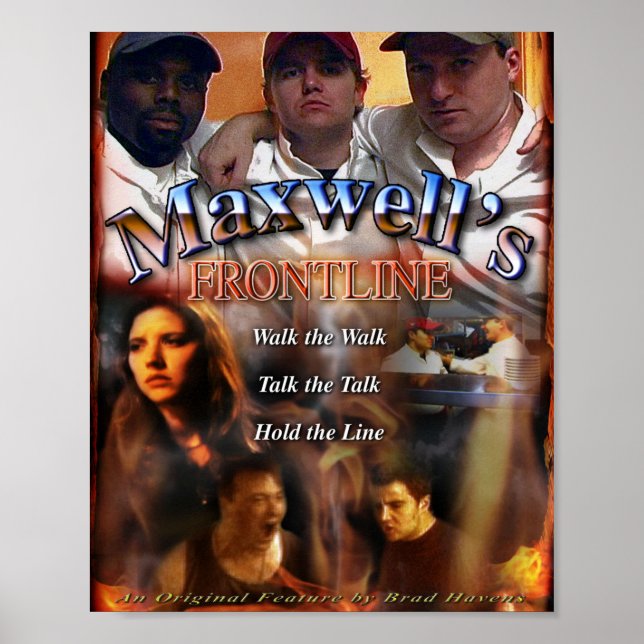 Poster Le film officiel en première ligne de Maxwell (Devant)