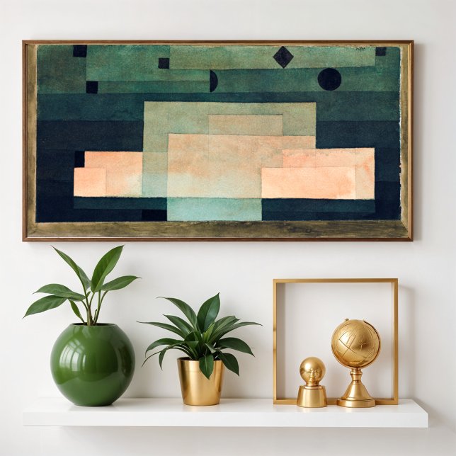 Poster Le firmament au-dessus du temple (1922) par Paul K (Créateur téléchargé)