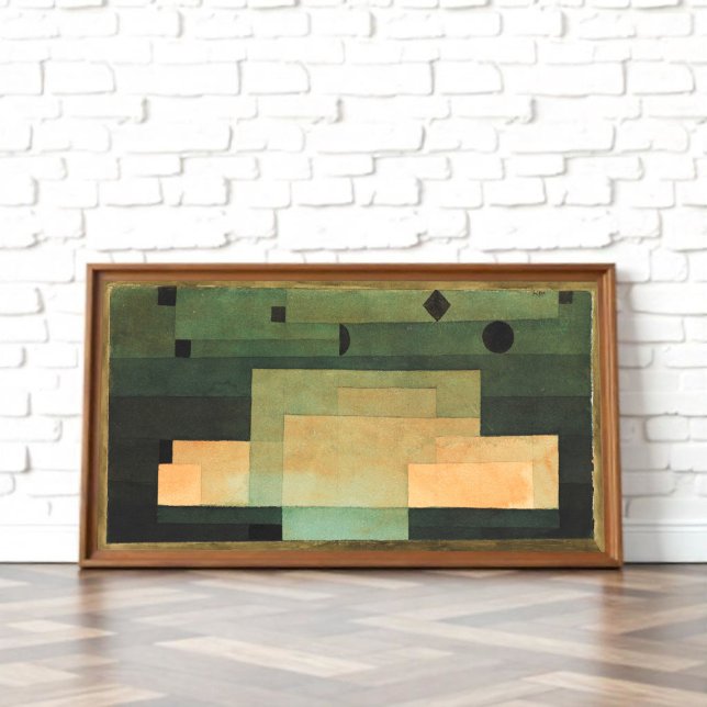 Poster Le firmament au-dessus du temple, Paul Klee Art (Créateur téléchargé)