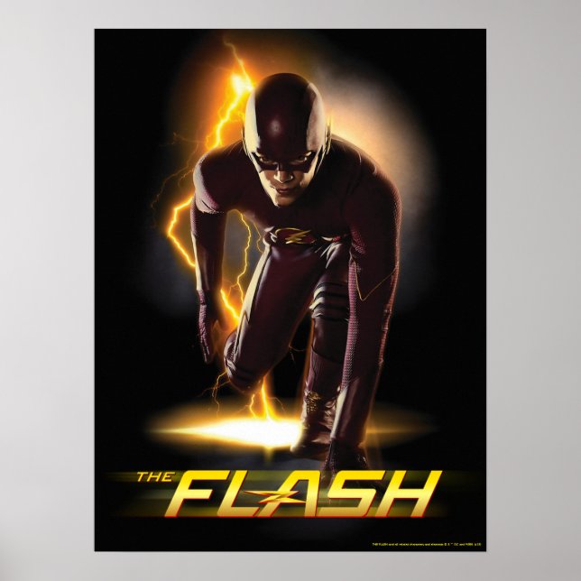 Poster Le Flash | Position de début de l'impression (Devant)