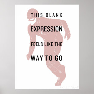 Poster Le Flash   Silhouette du devis "Expression vide"