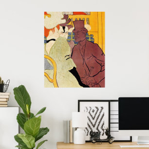 Poster Le Flirt (Un Anglais) par Toulouse Lautrec