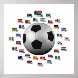 Poster Le football 2010