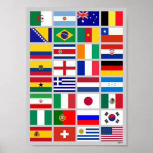 Poster Le football 2014
