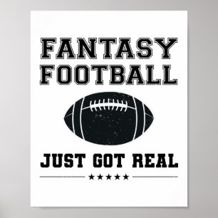Poster Le Football D'Imaginaire Est Réel