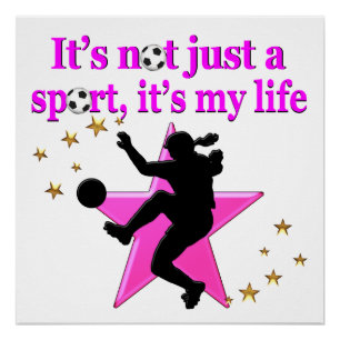 POSTER LE FOOTBALL EST MA VIE