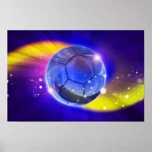 Poster Le football, l'affiche sportive la plus populaire 