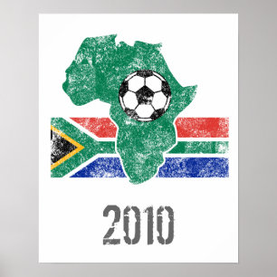Poster Le football sud-africain