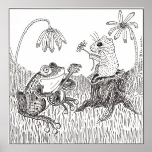 Poster Le Froggy est allé A-Courtin