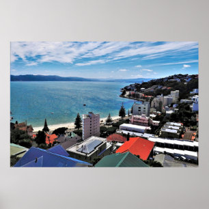 Poster Le front de mer de Wellington