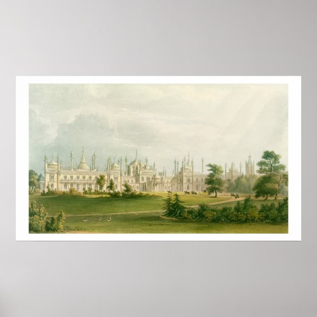 Poster Le Front Occidental, from 'Views of the Royal Pavi (Devant)