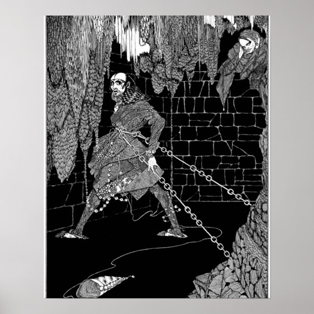 Poster Le fût d'Amontillado d'Edgar Allan Poe (Devant)