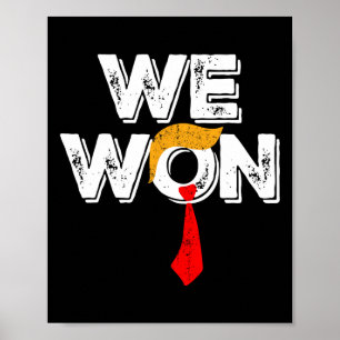 Poster Le Gagnant Trump Vance Que Nous Avons Gagné A Remp