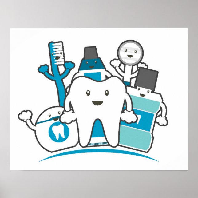 Poster Le gang des dents propres (Devant)