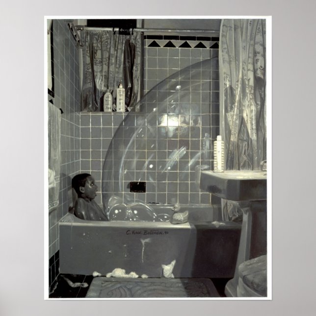 Poster Le garçon et la bulle 1990 (Devant)