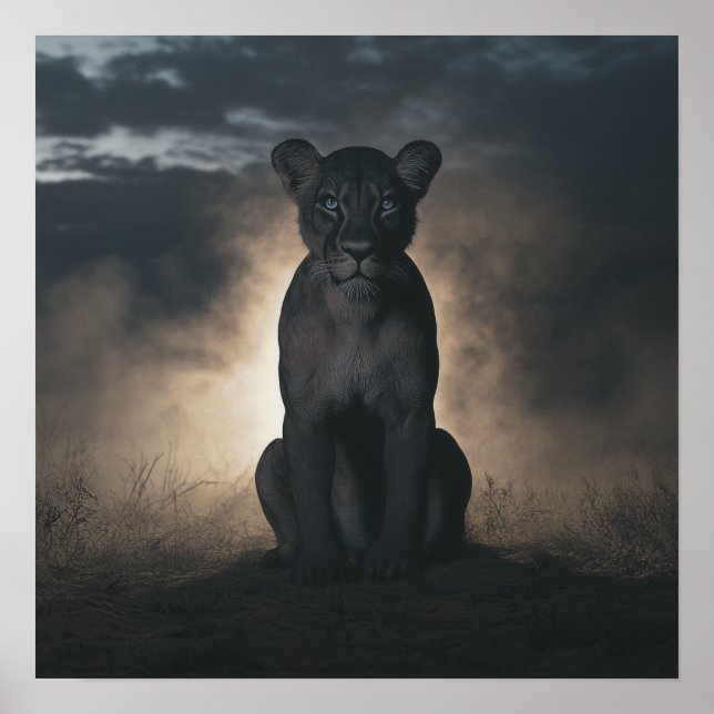 Poster Le gardien des ombres : La lionne majestueuse (Devant)