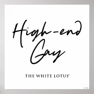 Poster Le Gay Haut De Gamme - Le Lotus Blanc