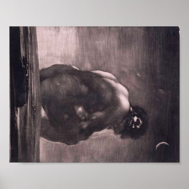 Poster Le géant de Francisco de Goya (Devant)