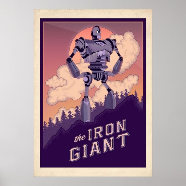 Poster Le géant du fer (Devant)