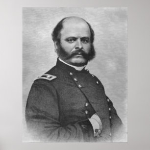 Poster Le Général Burnside Painting