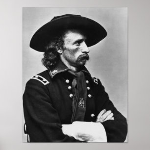 Poster Le Général Custer - guerre civile